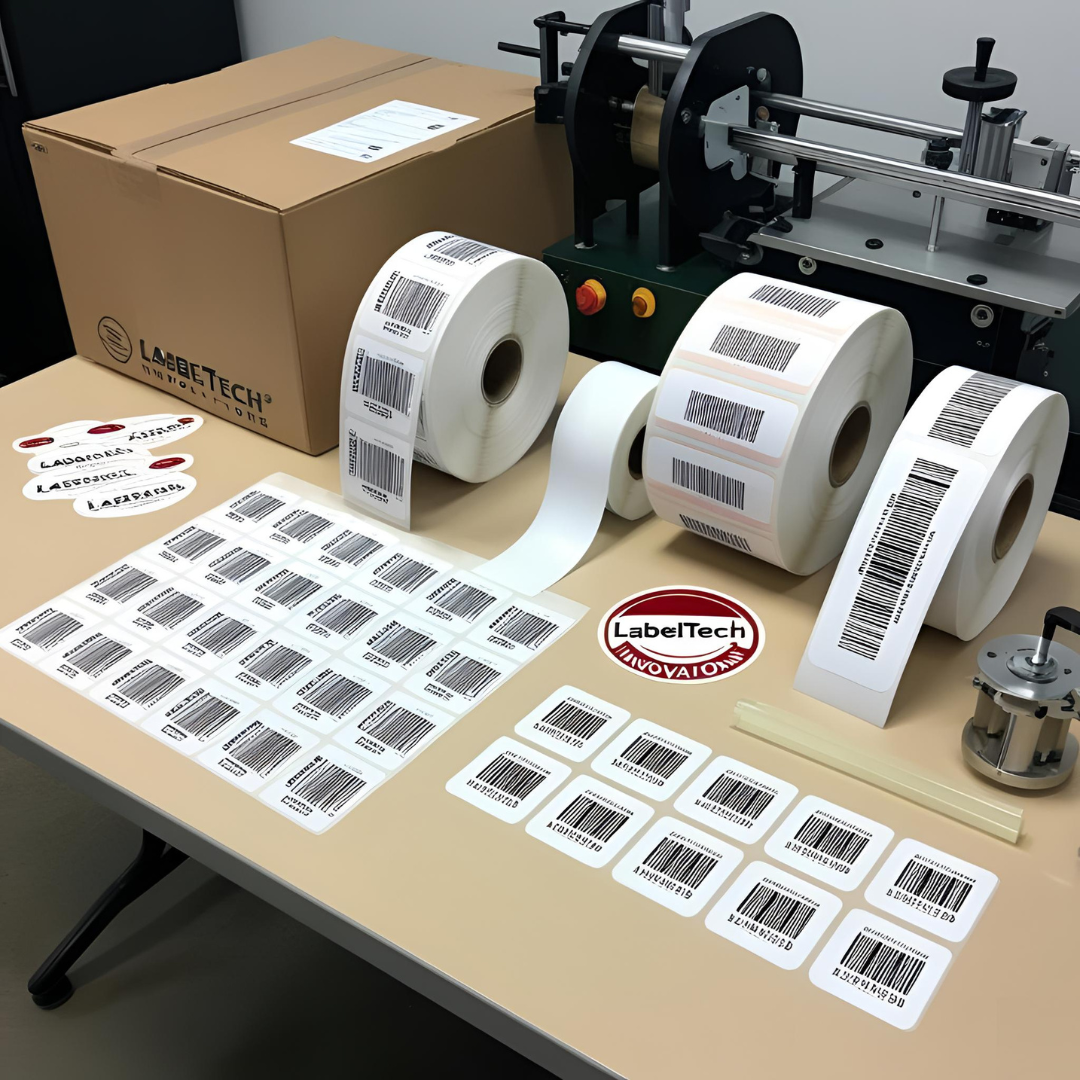 Plain Barcode Label Roll